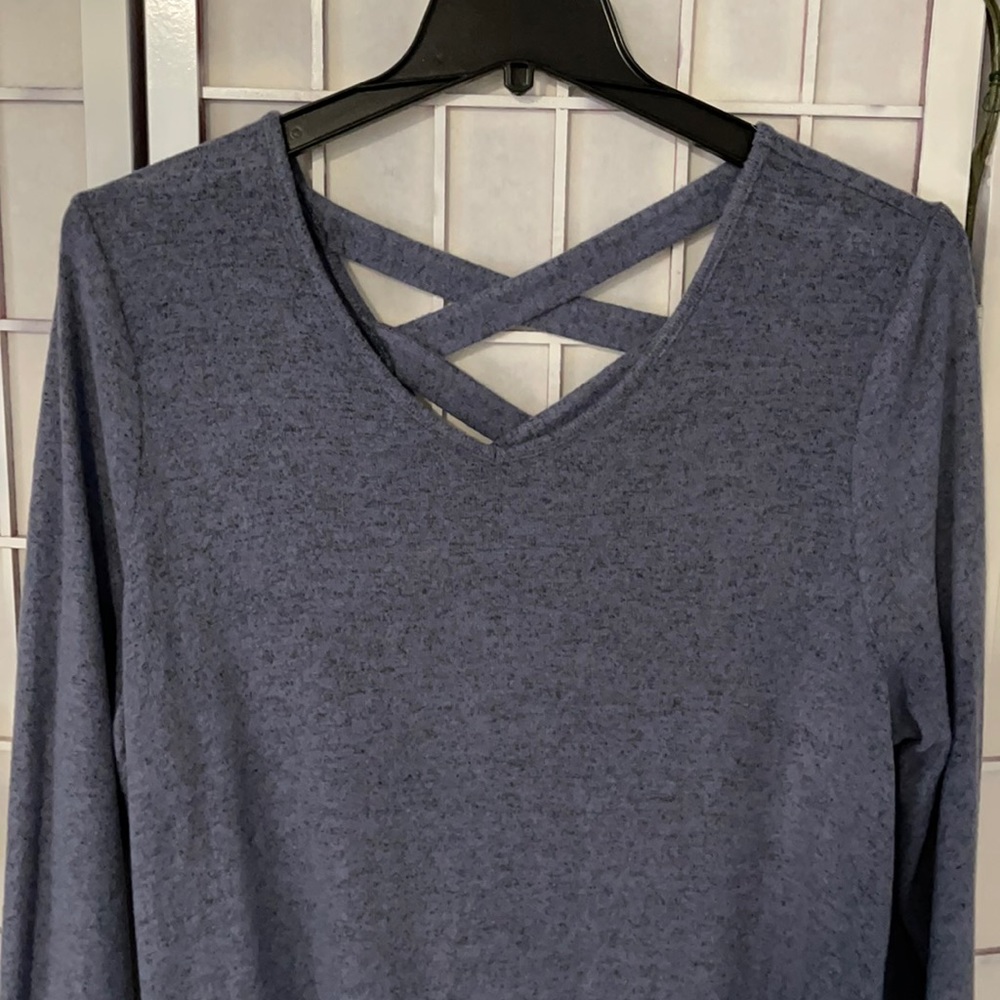 AVON Blue Crisscross Dress